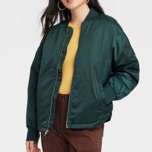 Green Bomber Jacket